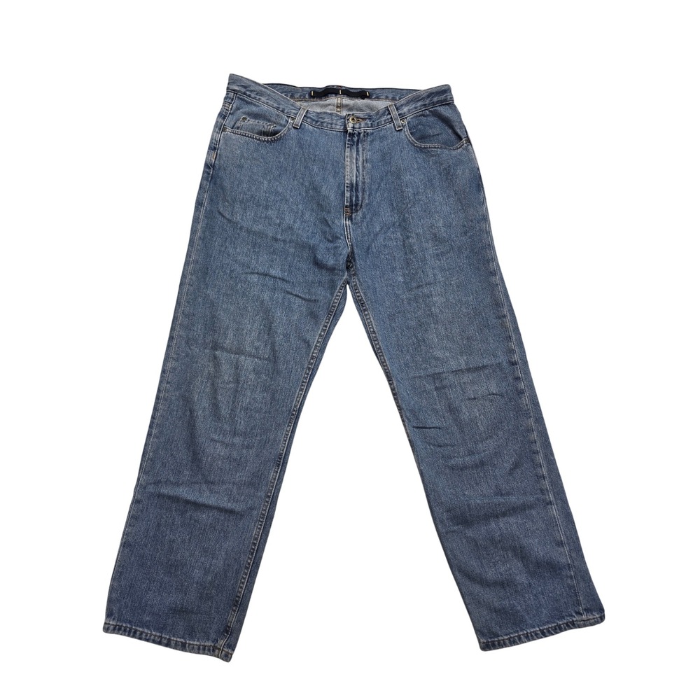 Nautica Relaxed Fit J-Class Jeans Medium Wash Blue Denim Mens 36x30 Y2K vintage